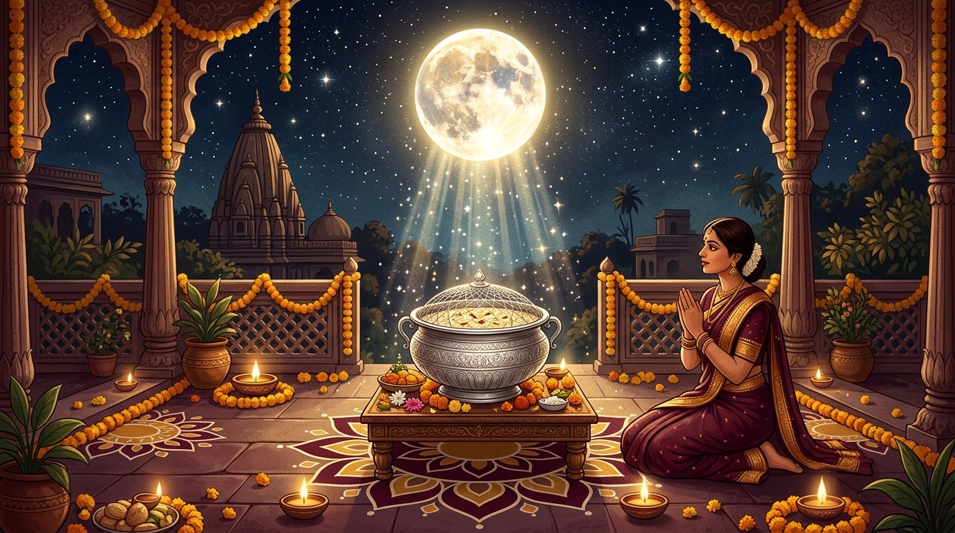 Sharad Purnima 2026: Date, Kojagari Lakshmi Puja, Kheer Under Moonbeams & Meaning